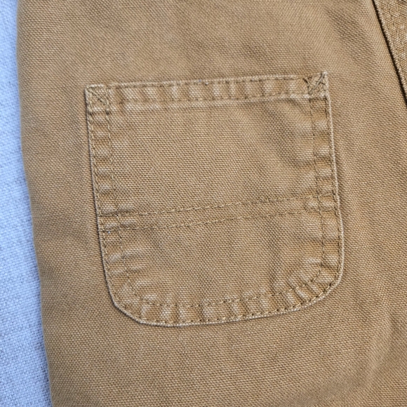 Carhartt Toddler Overalls 18 Months | Plaid Flannel Lined - Picture 8 of 11